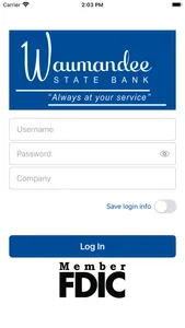 Waumandee State Bank mRDC screenshot 0