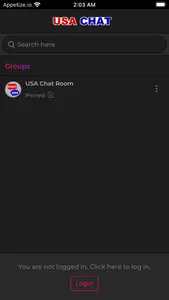 USA Chat Room screenshot 1