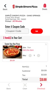 Simple Simon's Pizza® screenshot 5