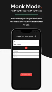 Monk Mode screenshot 1
