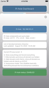 Pi-hole Dashboard screenshot 8