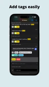 HashTagNotes: message yourself screenshot 6