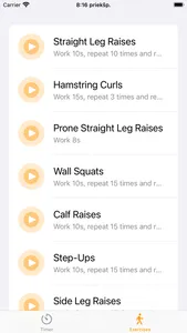 Interval Timer HIIT and Tabata screenshot 2