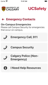 UCSafety screenshot 1