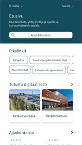 KymenHVA mobiili screenshot 2