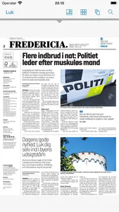 Fredericia Dagblad screenshot 1