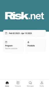 Risk.net Events screenshot 2