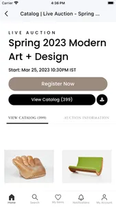 BILLINGS Art & Design Auctions screenshot 2