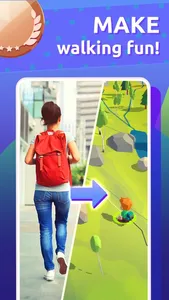 Walking Planet: Fitness Game screenshot 0