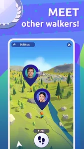 Walking Planet: Fitness Game screenshot 2