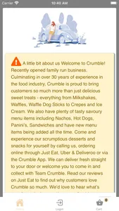 Crumble Coffee & Desserts screenshot 2