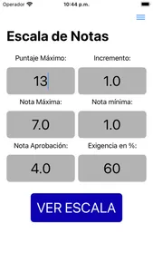 Escala de Notas screenshot 2