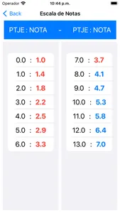 Escala de Notas screenshot 3