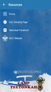 Camp Teetonkah Camp App screenshot 2