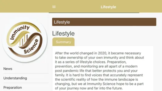 Immunity Science screenshot 2