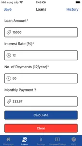 Loan Calculator: Savings screenshot 1