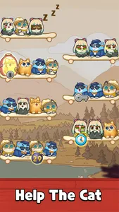 Color Cat Sort: Cute Cat Game screenshot 4