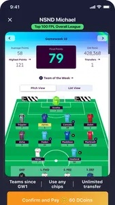 dFantasy for FPL screenshot 0