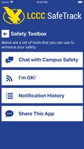 LCCC Safetrack screenshot 4