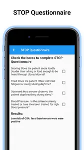 Sleep Apnea Screener 2 screenshot 5