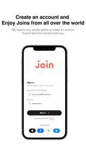 join -social, activity, events screenshot 2