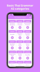 Thai Grammar English screenshot 1