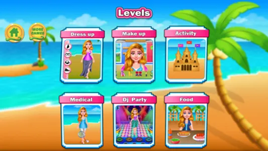 Summer Beach Girl Fun Activity screenshot 1