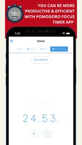 Pomodoro Timer Concentration screenshot 4