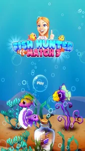 Fish Hunter - Match 3 Puzzles screenshot 0