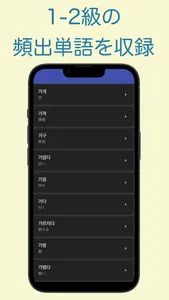 TOPIK 韓国語能力検定 単語アプリ screenshot 1