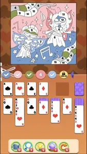 Solitaire Coloring Wonderland screenshot 4