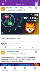 Shib SocialFi & Launchpad screenshot 1