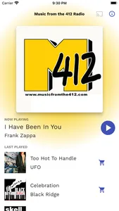 Music from the 412 Radio screenshot 0