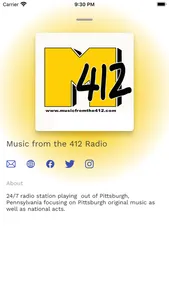 Music from the 412 Radio screenshot 2