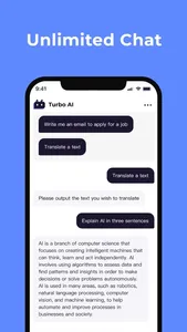 Turbo AI: Chat bot Assistant screenshot 2