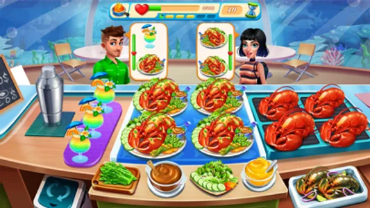 Cooking Aquarium - A Star Chef screenshot 3