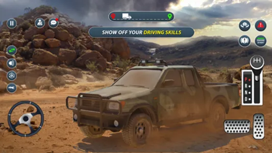 Cargo Truck Driving Offroad screenshot 2