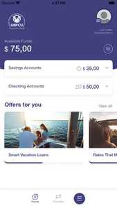 UNFCU Mobile Banking screenshot 2