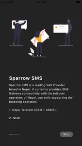 Sparrow sms screenshot 1