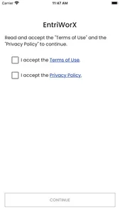 EntriWorX Setup App screenshot 1