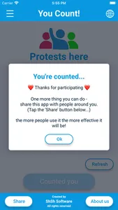 ProtestCount screenshot 2