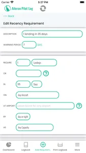 Aileron Pilot Log screenshot 6