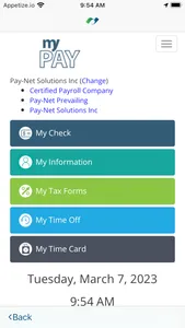 Pay-Net myPay screenshot 1