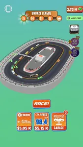 Clicker Racing 3D screenshot 0