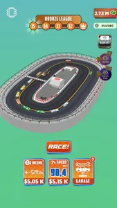 Clicker Racing 3D screenshot 1