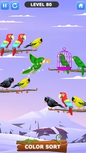 Bird Sort Color Puzzle Games screenshot 2