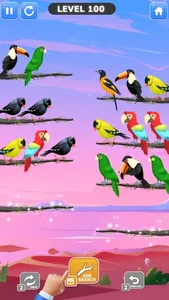 Bird Sort Color Puzzle Games screenshot 3