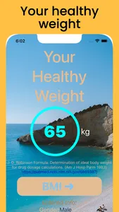 Healthy Weight Calculator screenshot 4