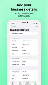 Small Business Invoicer screenshot 1