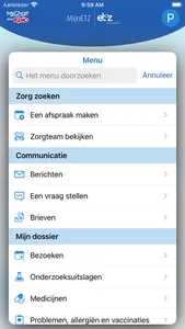 MijnETZ screenshot 2